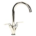 Designer Habitat - Modern Contemporary Silver Chrome Kitchen Mixer Tap
