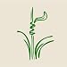 Decorative Stickers For Walls - Flower/ Plant - selected color: Black - Want different color ? Choose from 24 colors in