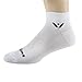 Swiftwick- PERFORMANCE ONE Golf & Running Socks (White, Large)