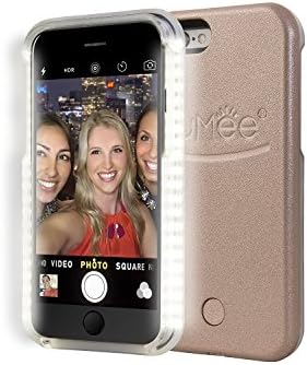 iPhone 6 Case, Illuminated Protective Case Cover Led Light Up Selfie Case with USB Cable (Rose Gold, for iPhone 6)