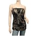 Plus-size Biker Chick Tube Top Gold