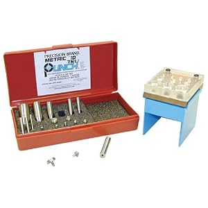 Precision Brand Metric 10 TruPunch Punch and Die Set with Stand by Precision Brand