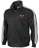 Chicago Bulls Black adidas 3-Stripe Track Jacket