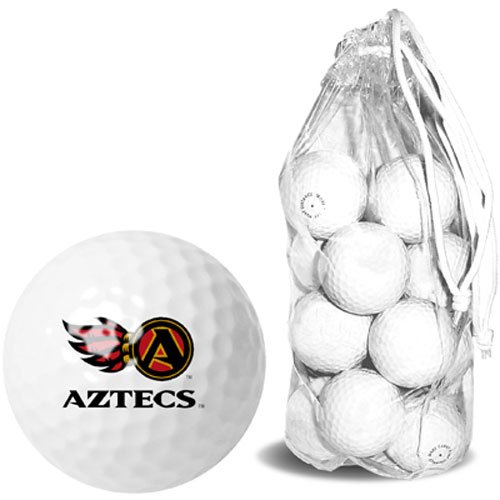 San Diego State Aztecs Ncaa 15 Golf Ball Clear Pack