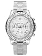 Michael Kors Quartz, Clear Band White Dial - Womens Watch MK5337
