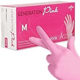 Box 100 - SMALL Pink Vinyl Gloves, Medline - Powder Free