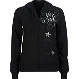 NOR CAL Flourish Womens Hoodie - Black