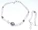Necklace Bracelet in Sterling Silver with Rose Quartz Gemstone