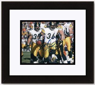 Jerome Bettis Autographed Pittsburgh Steelers 8x10 Photo - Custom Framed