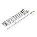 uxcell 32cm Length 5 Section Telescopic AM FM Radio Antenna 180 Degree 5 Pcs