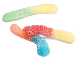 Albanese Sour Inch Neon 4-Inch Worms, 4.5-Pound Bags (Pack of 2)