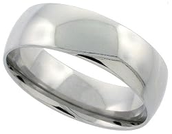 Stainless Steel 5/16 in. (8 mm) Comfort Fit Dome Band