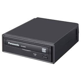 Panasonic VW-BN01 - Disk drive - DVD�RW / DVD-RAM - 24x/24x/12x - Hi-Speed USB - external - black