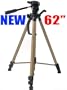 62" Inch Professional Tripod For all CAMERA/CAMCORER! NIKON D40 D40X D60 D80 D90 D3000 D5000 CANON REBEL D-SLR XT XS XTi T1i XSi 50D DCR-SR47 HC52 CX100 + Nearly Every CAMERA/CAMCORDER!