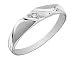 Ladies Diamond Wedding Band in White Gold 4mm