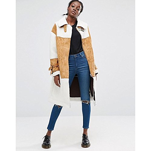 エイソス アウター パーカ＆スウェット ASOS Premium Shearling Parka Tan [並行輸入品]