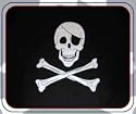 Jolly Roger Pirate Stadium BLANKET - Polar Fleece 50"x60"