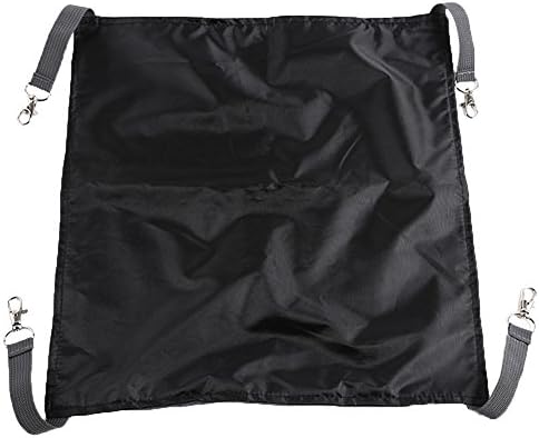 LittleTail Summer and Winter Both Sides Waterproof Comfortable Cat Multifunction Hammock Cage Bed Pad Black