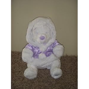 Adorable Disney White and Purple Winter Time Snowball Winnie the Pooh 12 Plush Doll by