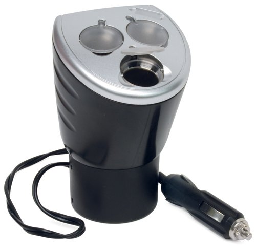 RoadPro RP492 4-in-1 12V Power Outlet with Three 12V Socket and 1 USB Port