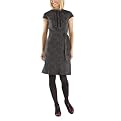 Merona&reg; Collection Petites Cross Stitch Shirt Dress - Black/Grey