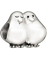 Authentic Chamilia Sterling Silver Charm "Love Birds" 2010-3084