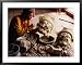 Artisan Creating Traditional Cham Mask, Sichuan, China Framed Art Poster Print by Bill Wassman, 39x31