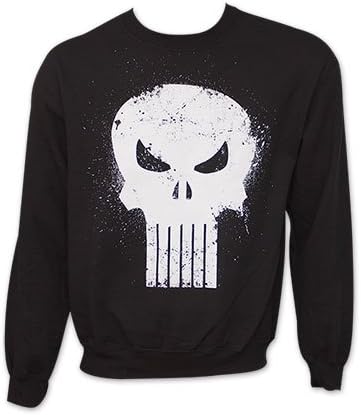 Punisher Crew Neck Mens Sweatshirt - Black