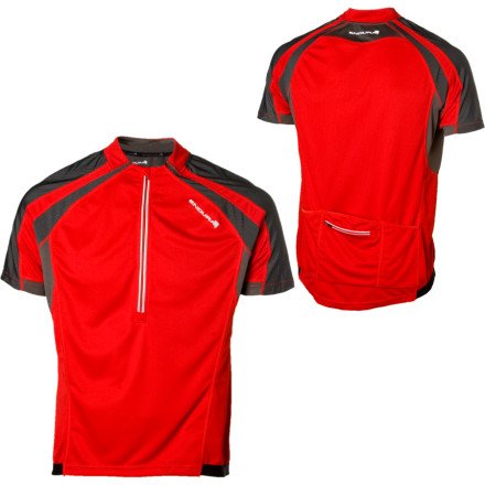 Endura Hummvee Jersey - Short-Sleeve - Men's Cherry Red, L