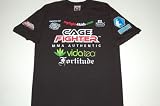 CAGE FIGHTER ROGER HUERTA WALKOUT MMA T-SHIRT SIZE LARGE