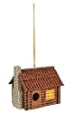 Red Carpet Studios Birdie In The Woods Birdhouse, 13-1/2-Inch Tall, Log Cabin