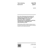 ISO/TR 22971:2005, Accuracy (trueness and precision) of measurement methods and results - Practical guidance for the use of ISO 5725-2:1994 in ... repeatability and reproducibility results