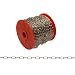 Campbell 0710327 Hobby and Craft Sash Chain, Nickel Plated, #3 Trade, 0.043" Diameter, 5 lbs Load Capacity, 164 Feet Reel