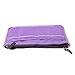 2 Pack Magik Travel Insert Handbag Purse Large Liner Organizer Tidy Bags Expandable 13 Pocket Handbag Insert Purse Organizer with Handles (Purple)
