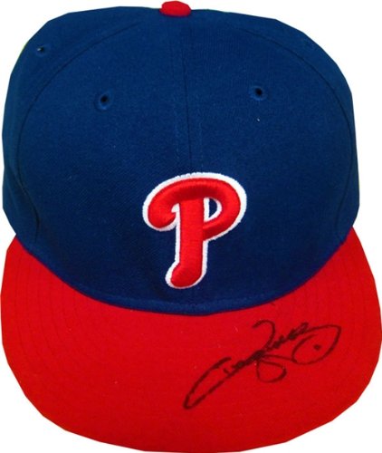 Jimmy Rollins Autographed/Hand Signed Philadelphia Phillies Baseball Hat