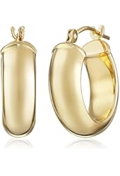 14k Yellow Duragold Hoop Earrings