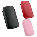 (Gen 2 and Gen 1 Touch) Premium Just-Fit Leather Case Pocket Sleeve for Apple Touch 8gb 16gb 32gb MP3 Player - 3 Color Options