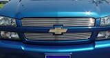 01-06 Chevy Avalanche (with body cladding) Polished Aluminum Billet grille