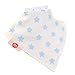 Zippy Fun Bandana Bibs for Baby Boys and Toddlers (Blue and White Pack of 4)