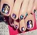Fashion Nail Art Transfer Foil 6pcs Mix Black Lace /Lip /Peacock Style etc. Nail Sticker Tip Decoration