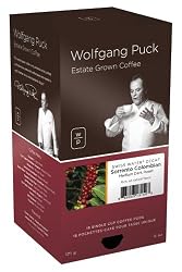 Wolfgang Puck Coffee, Sorrento Swiss Water Process Decaf Blend, 18-Count Pods (Pack of 3)