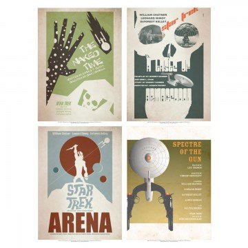 Star Trek: The Original Series Art Prints- Set 5
