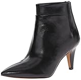 Nine West Women's Jinxie Leather Boot, Black, 5.5 M US