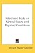 Book Mind and Body or Mental States and Physical Conditions