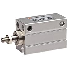 SMC CUJ Series Stainless steel Miniature Air Cylinder with Male Threaded Rod, Compact, Double Acting, Free Mounting, Switch Ready, Cushioned