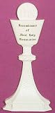 9 inch Chalice Plaque - White - 10 Pack