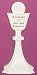 9 inch Chalice Plaque - White - 10 Pack