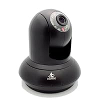 Agasio A533W H.264 Megapixel Pan/Tilt Wireless IP Camera with IR-Cut Off Filter for True Color Images, Built-in 32GB Micro SD Card Slot DVR, Two-way Audio, IR Night Vision, I/O Alarm Linkages, 720p HD High Definition