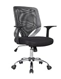 Charles Jacobs MESH EXECUTIVE COMFORTABLE OFFICE CHAIR in BLACK new 2013 BUSINESS ERGONOMIC DESIGN +TILTMECHANISM