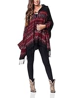 Peace & Love Poncho (Rojo)